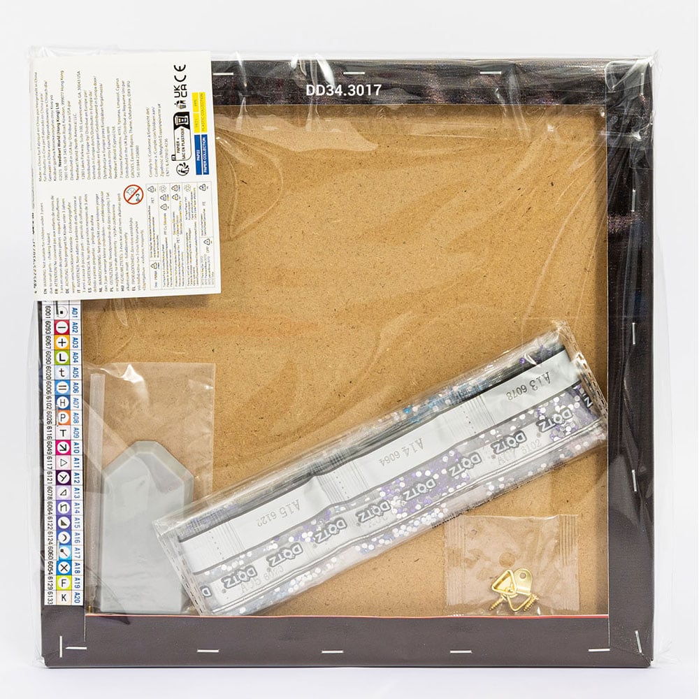 Diamond Dotz Lerret 30x30cm DD34 - Floral Crown Kittens - Bilde 4