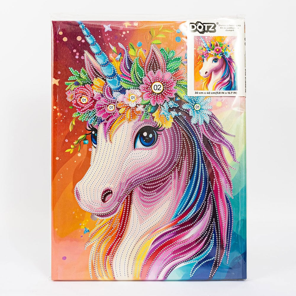 Diamond Dotz Lerret 30x40cm DD34 - Unicorn Princess - Bilde 2