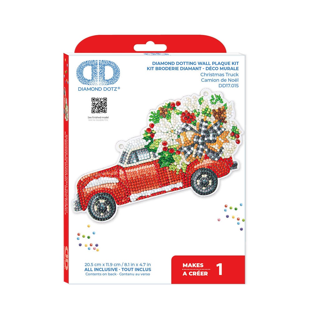 Diamond Dotz Jul Veggdekor DD17 - Christmas Truck