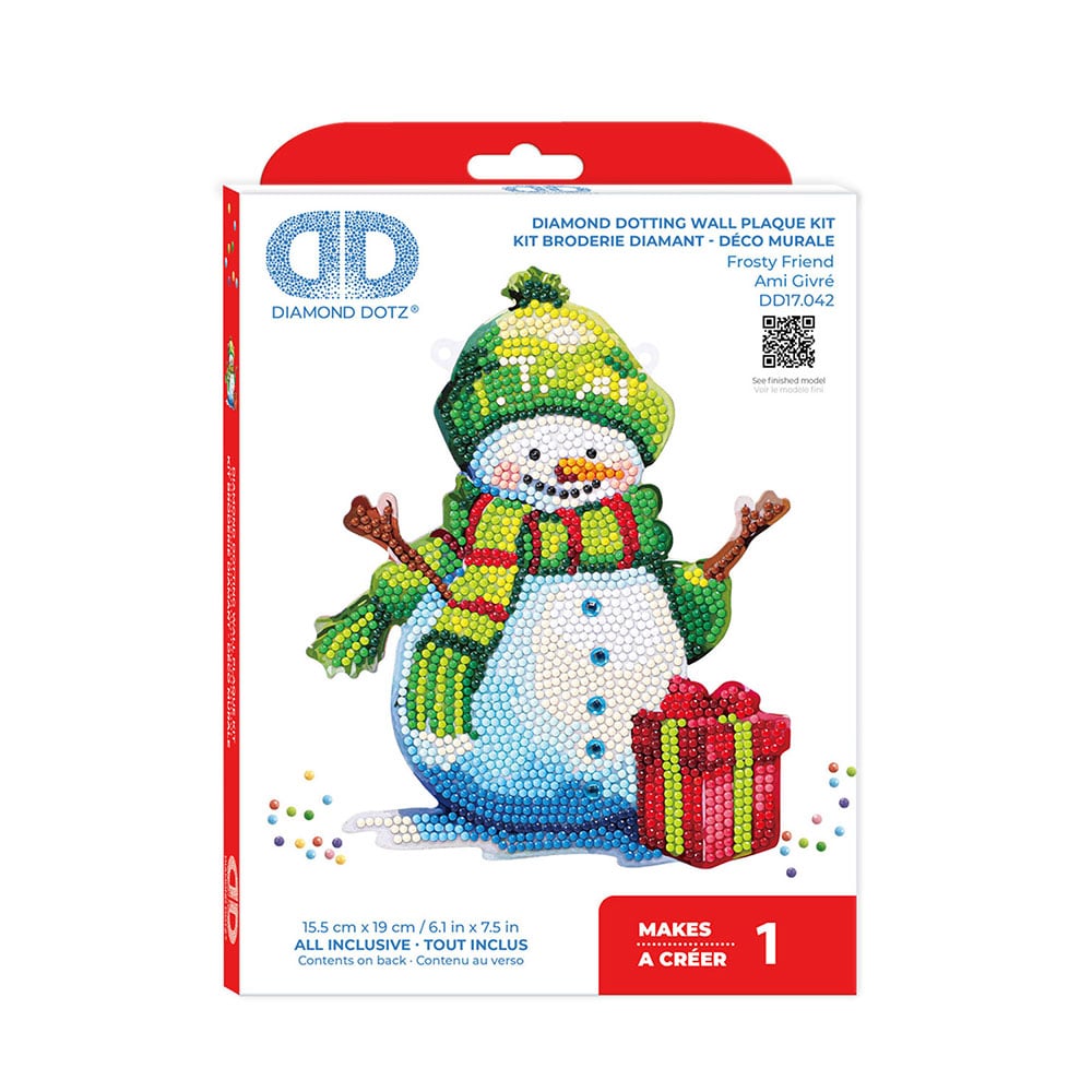 Diamond Dotz Jul Veggdekor DD17 - Frosty Friend