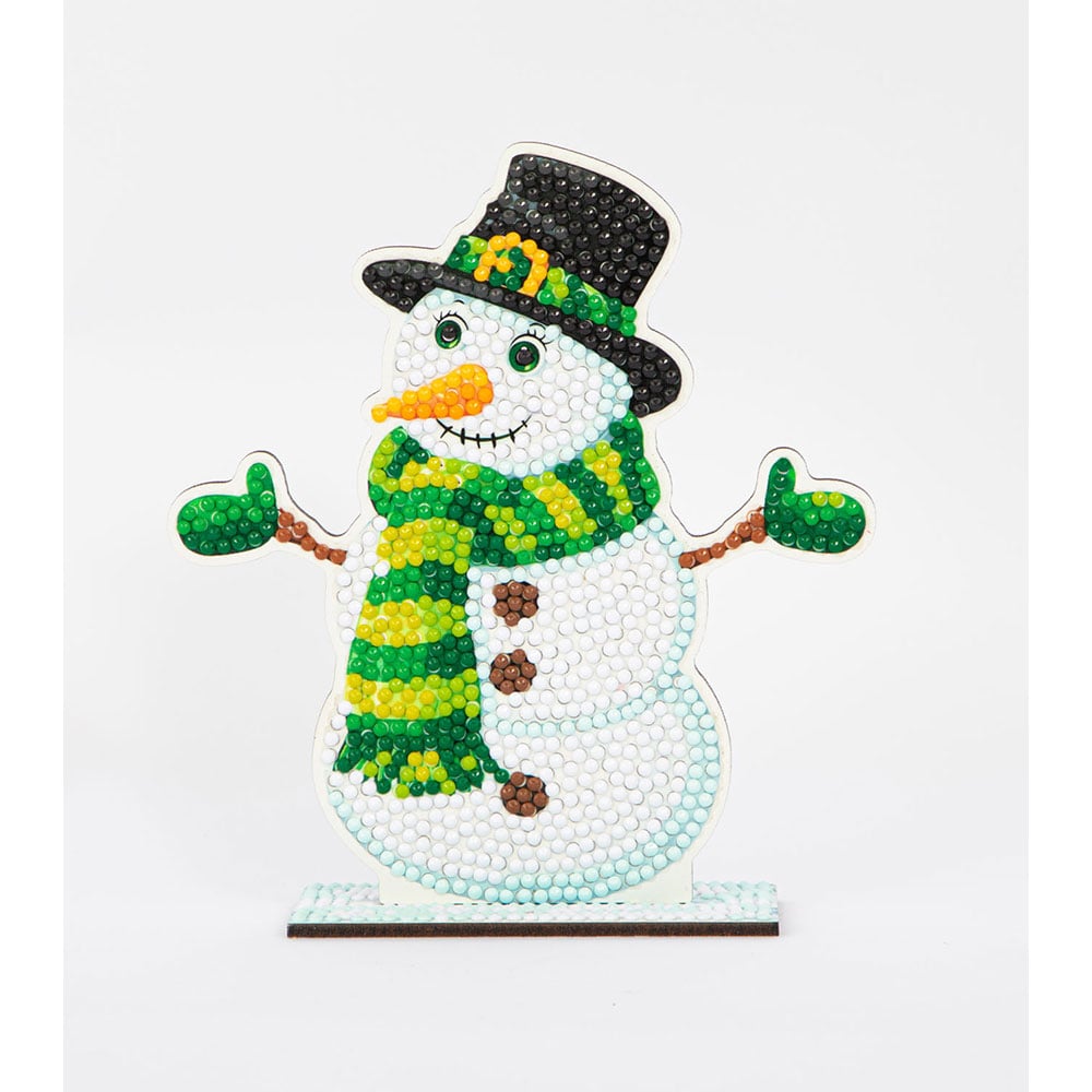 Diamond Dotz Jul Dekor DD29 - Top Hat Snowman - Bilde 3