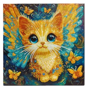 Diamond Dotz Lerret 30x30cm DD34 - Kitten Angel