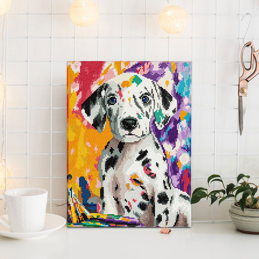 Diamond Dotz Lerret 30x40cm DD34 - Dalmatian Pup - Bilde 5