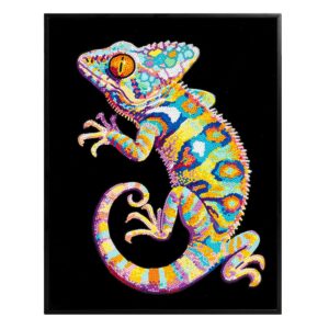 Diamond Dotz Neon Flock - Patchwork Gecko
