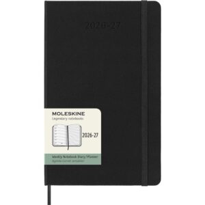 Moleskine Planner 2026/27 18m Hard L Uke Notat - Black