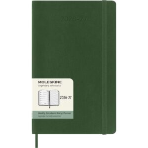 Moleskine Planner 2026/27 18m Soft L Uke Notat - Myrtl Green