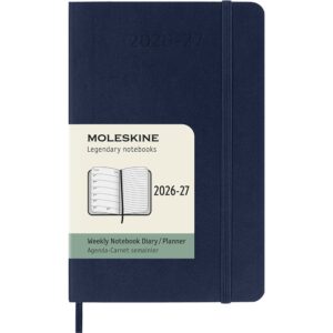 Moleskine Planner 2026/27 18m Soft P Uke Notat - Sap.Blue