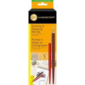Manuscript Pen & nib sett Drawing /Mapping
