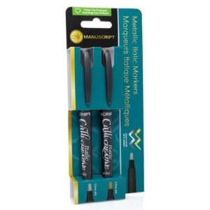 Manuscript Callicreative Marker 2,4mm - Sett 2 ass. Metallic