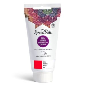 Speedball Fabric Block Ink 75ml - 3571 Rød