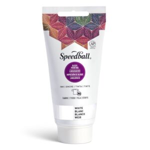 Speedball Fabric Block Ink 75ml - 3573 Hvit