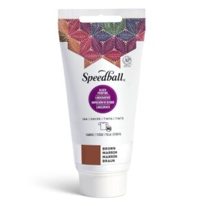 Speedball Fabric Block Ink 75ml - 3576 Brun