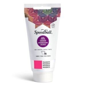 Speedball Fabric Block Ink 75ml - 3580 Magenta