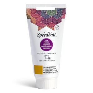 Speedball Fabric Block Ink 75ml - 3583 Metallic gull
