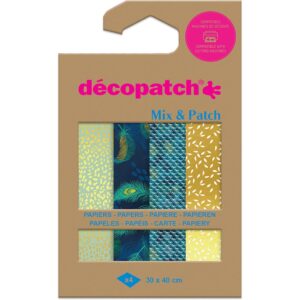 Decopatch - Mix & Patch - Golden peacock
