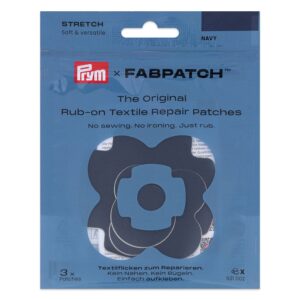 Prym x FabPatch Reparasjonslapp STRETCH - Marine - 3stk