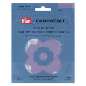 Prym x FabPatch Reparasjonslapp STRETCH - Lilla - 3stk
