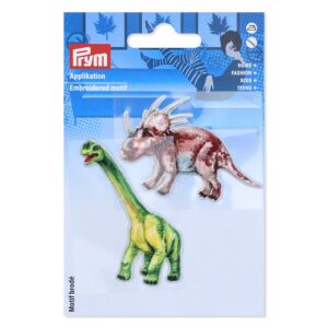 Prym Strykemerke - Dinosaurer - Grønn/brun - 2stk