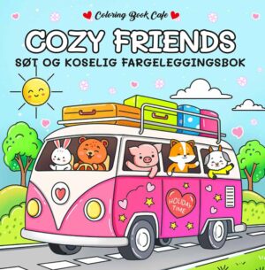 Cozy Friends - Søt & avslappende fargelegging