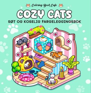 Cozy Cat Life - Søt & avslappende fargelegging