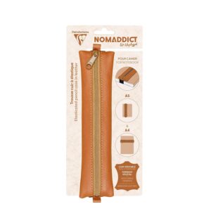 Nomaddict - Skinnpennal for notatbok - Brun