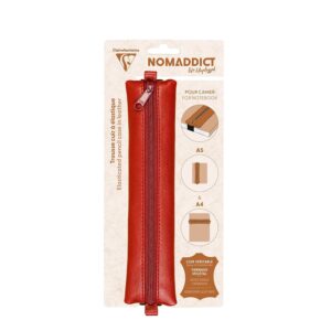 Nomaddict - Skinnpennal for notatbok - Rød