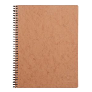 Nomaddict Notatbok Spiral A4+ linjer perforert - Brun