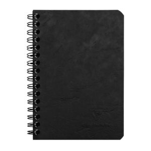 Nomaddict Notatbok Spiral 9x14cm ruter - Sort