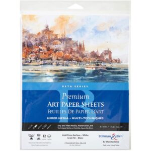 Stillman & Birn Beta Mixed media papir 20x25 270g 12 ark