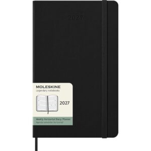 Moleskine Planner 2027 12m Hard L Uke Hor - Black