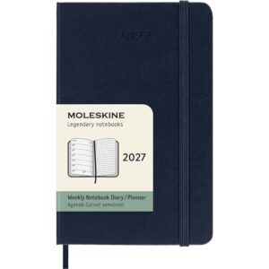 Moleskine Planner 2027 12m Hard P Uke Notat - Sap.Blue