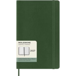 Moleskine Planner 2027 12m Soft L Uke Notat - Mytle Green