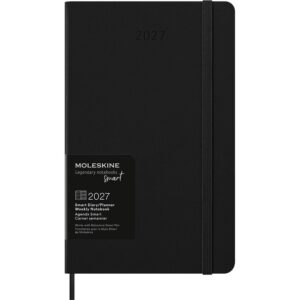 Moleskine Planner 2027 12m Hard L Smart Uke Notat - Black