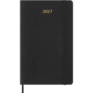 Moleskine Planner 2027 12m Hard L Uke Notat - Mamba Black