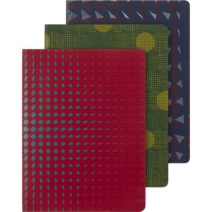 Moleskine Cahier Journal 3pk XL - Linjert assorterte farger