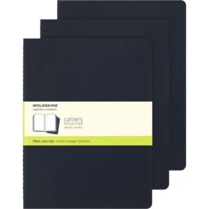 Moleskine Cahier Journal 3pk XL - Blank Indigo Blue