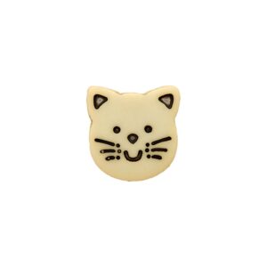 Knapp 454462 - Øyeknapp Katt 15mm - 16 Beige