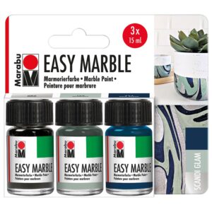 Marabu Easy Marble Set 3x15ml - Scandi Glam