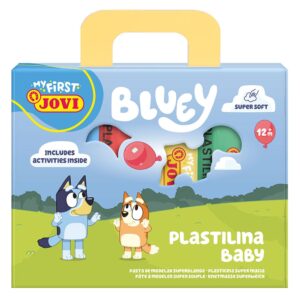 Jovi Bluey - My First Plastilina 38g - 4 farger