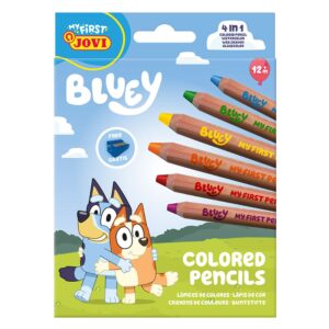 Jovi Bluey - My First Fargeblyanter - 6 farger