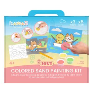 Jovi Kawaii - Sand maleri sett 8 farger