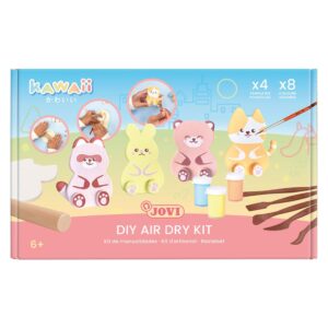 Jovi Kawaii - Kreativ sett figurer av lufttørkende leire