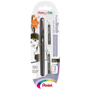 Pentel Pocket Brush Pen - Sephia