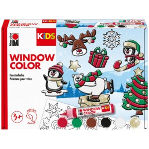 Marabu KIDS Window Color Vindusmaling 6x25ml - Christmas