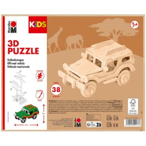 Marabu KiDS 3D Puzzle - Off-Road Vehicle