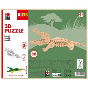 Marabu KiDS 3D Puzzle - Crocodile