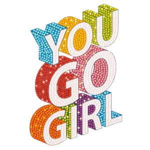 Diamond Dotz Iron-on 'n' Dot - You Go Girl