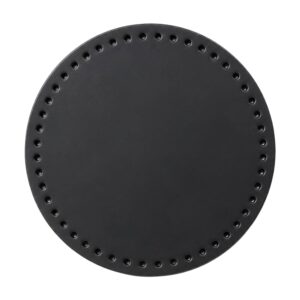 Veskebunn Lær Rund Ø 20cm - Sort