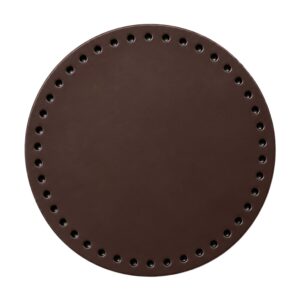 Veskebunn Lær Rund Ø 20cm - Brun