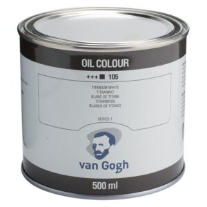 Van Gogh Olje 500ml - 105 Titanium white
